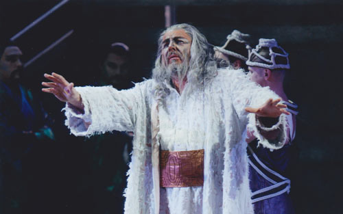 Carlo Striuli nel ruolo di Timur, Turandot al Teatro Lirico G. Verdi di Trieste
