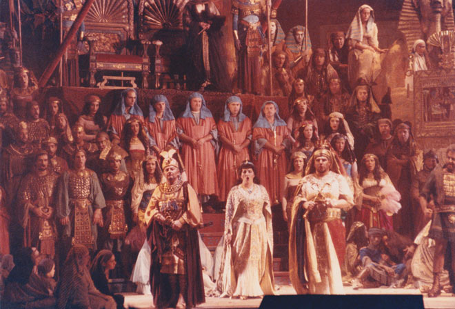 Aida con Giacomini e Ghena Dimitrova, Teatro dell'Opera di Roma